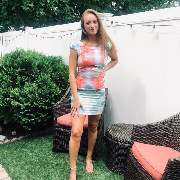 MINI DRESS - PARTY, GUEST, WEDDING - Picture 2 of 5